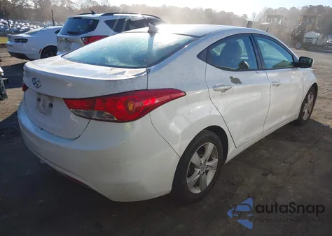 2013 Hyundai Elantra Gls from USA, damaged, VIN 5NPDH4AE0DH388061